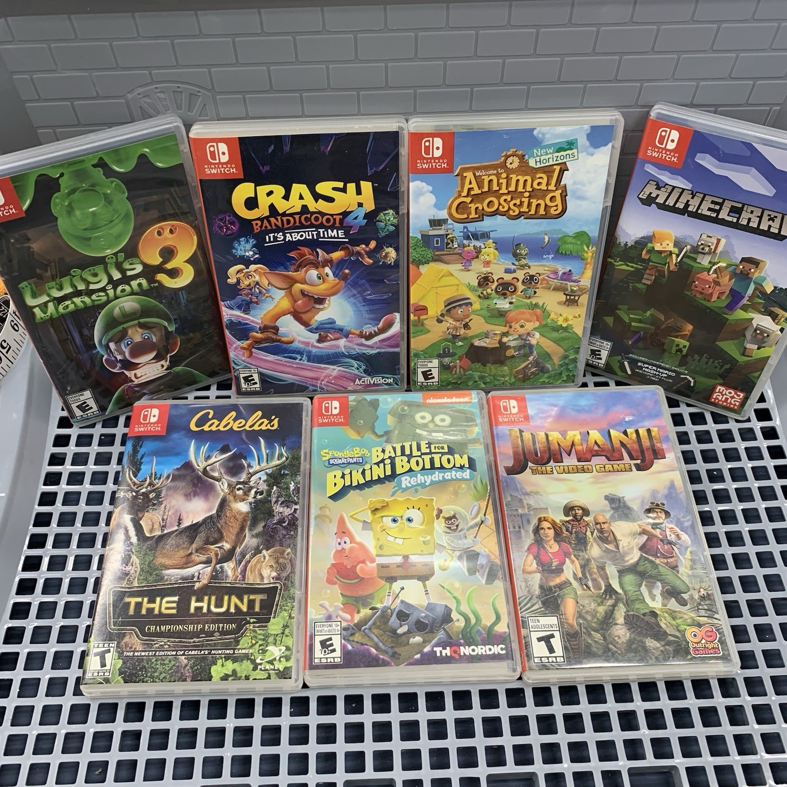 Nintendo Switch Case & Cover Only Luigi Animal Crossing Crash Minecraft More