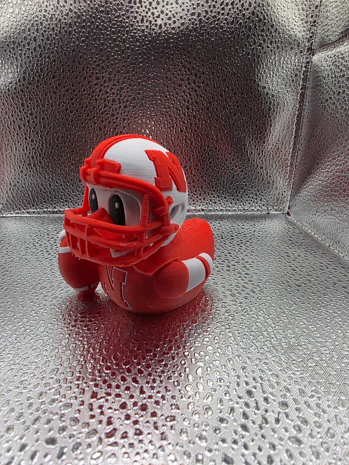 Nebraska Football Duck 3in Team Color Collectible Fan Gift Decor