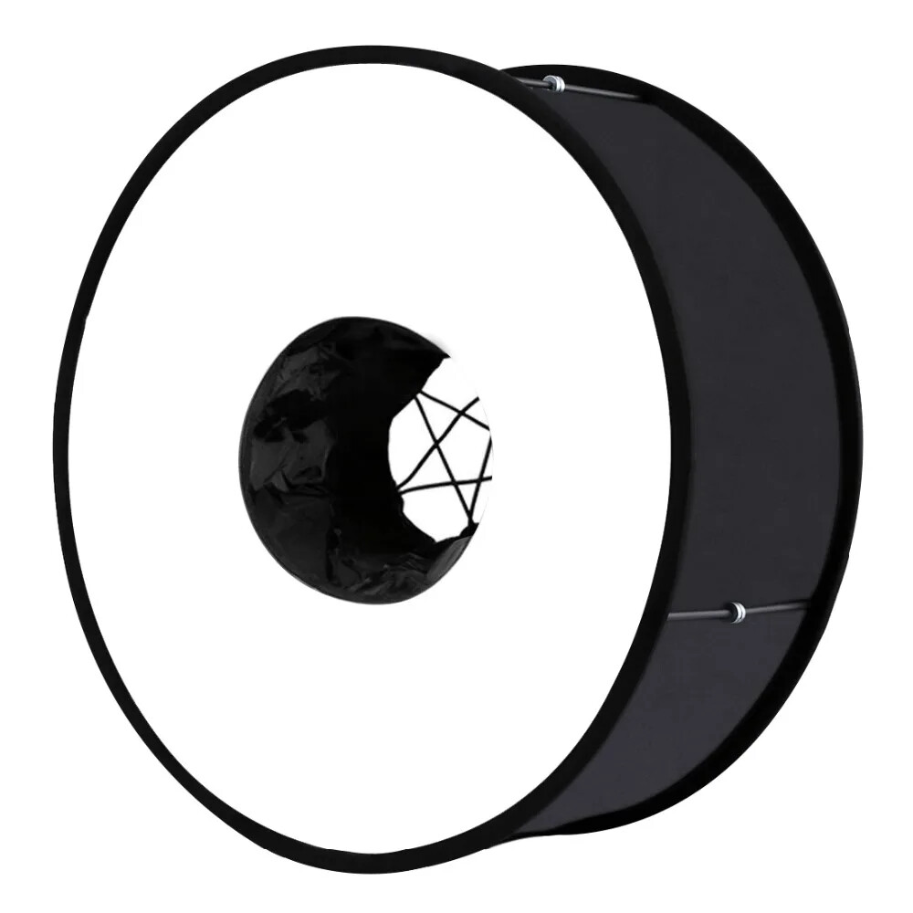 PULUZ Foldable Diffuser 45cm Soft box Round Style Ring Softbox Flash Light