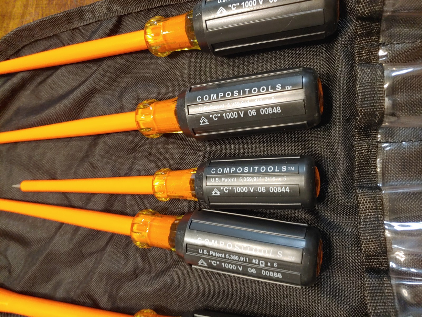 Certified Insulated Products CIP Nutdriver/Screwdriver Set. 1000 Volt