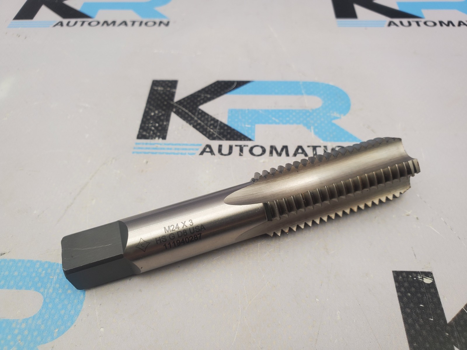 M24 X 3.0 HSG D8 Plug Tap 4 Straight Flute