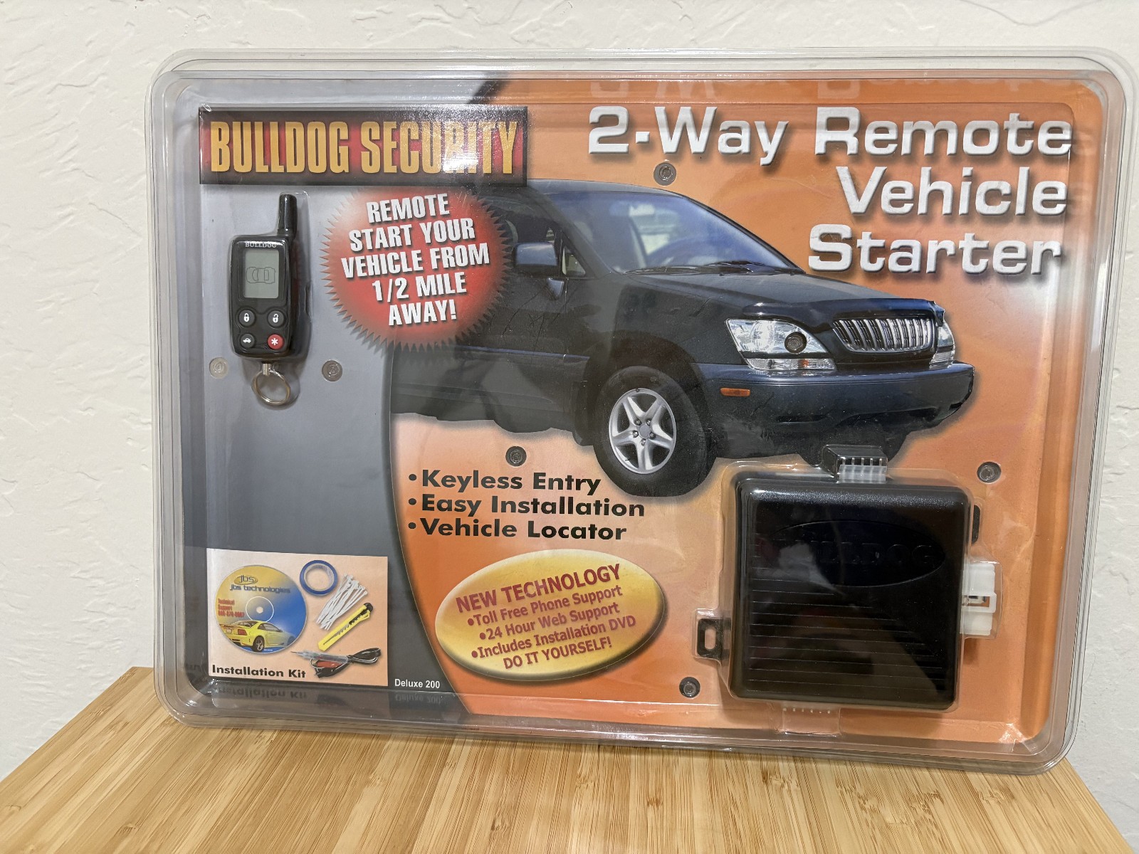 Bulldog Security 2-Way Remote Vehicle Starter & Keyless Entry Kit Deluxe 200