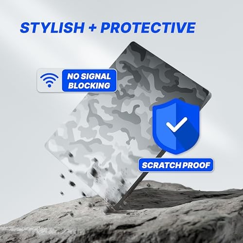 Protective Sticker for Starlink Mini Accessories - Weatherproof Camo Grey