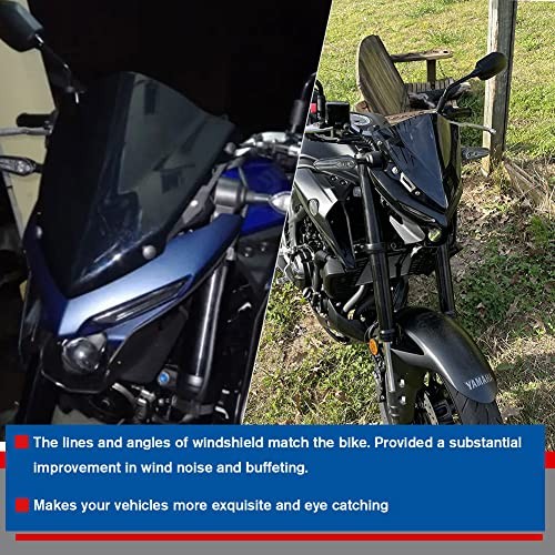 Motorcycle Front Touring Fairing Windscreen Windshield Wind Deflector Smoke