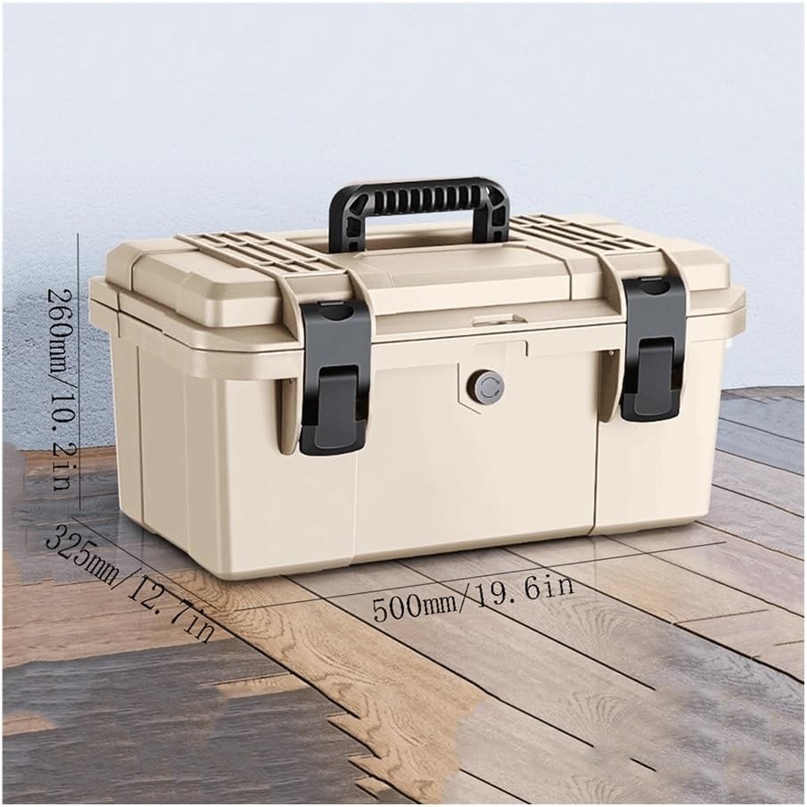 Portable Tool Box Grey Hardware Toolbox Industrial Grade Electrical Box Multifun