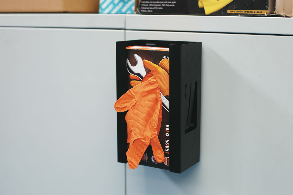 Laser 7722 Glove Dispenser Holder Black