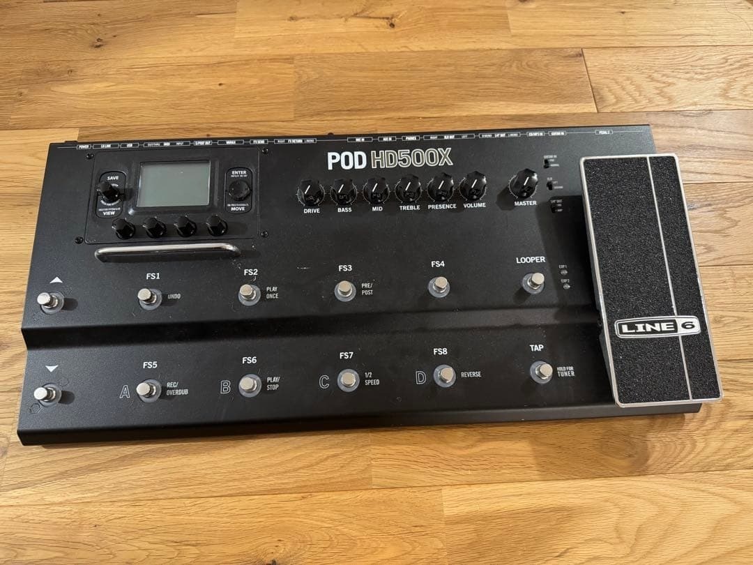 Line 6 POD HD500X Amp simulator/multi-effector guitar pedal