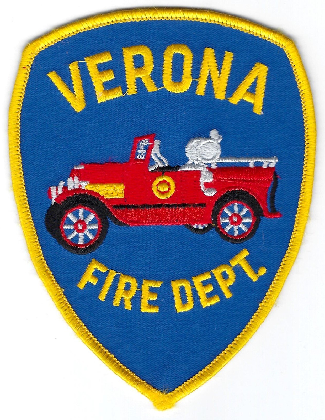 NEW YORK - Verona Fire Dept. [ Shoulder Patch ]  ** Old Style **