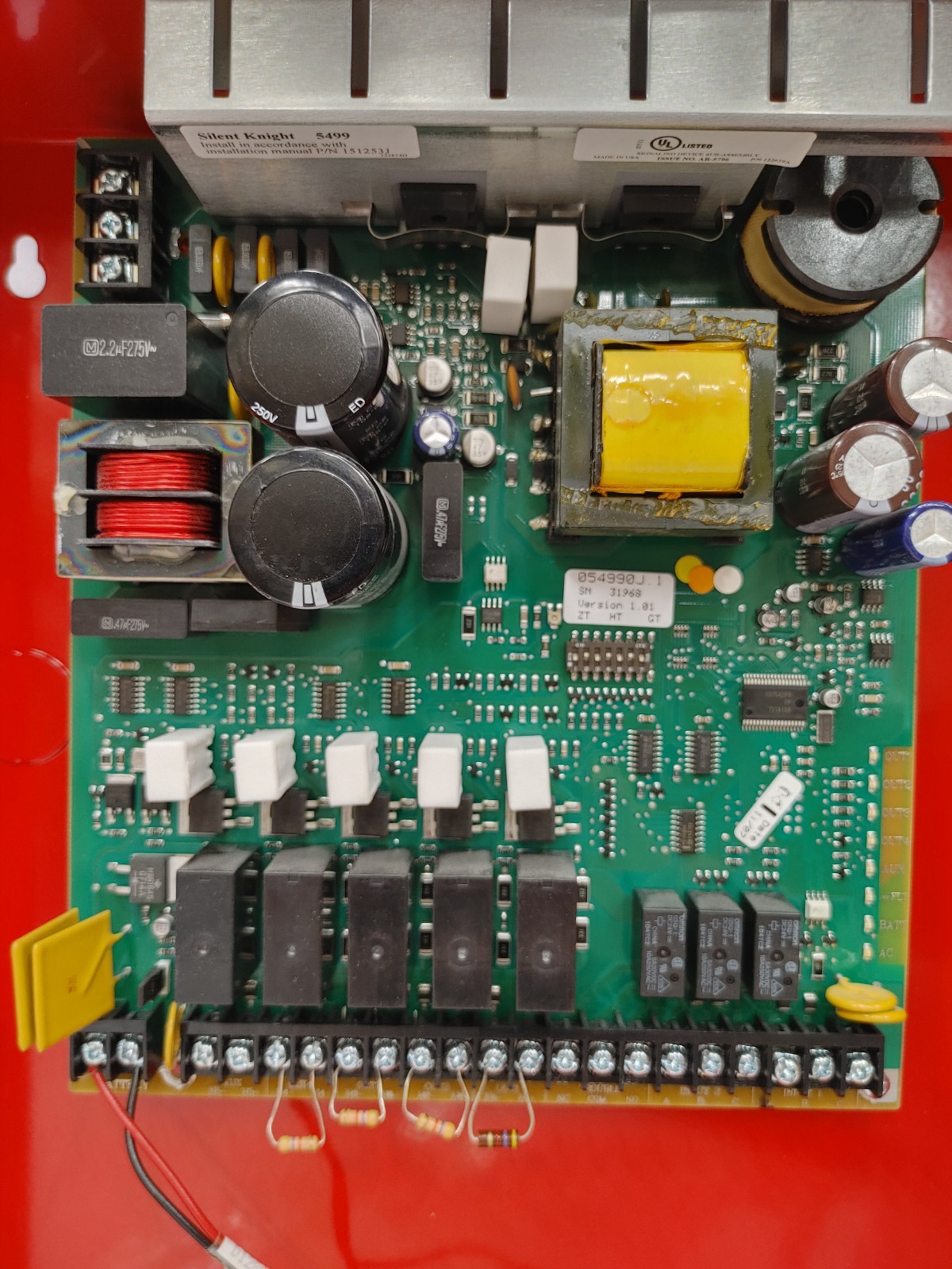 Silent Knight 5499 Distributed Power Module - BOARD w/ ENCLOSURE ONLY