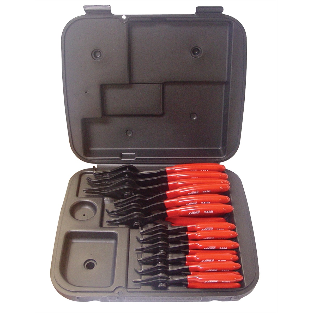 Lang Kastar 12 Piece Combination Internal External Snap Ring Pliers Set 3495