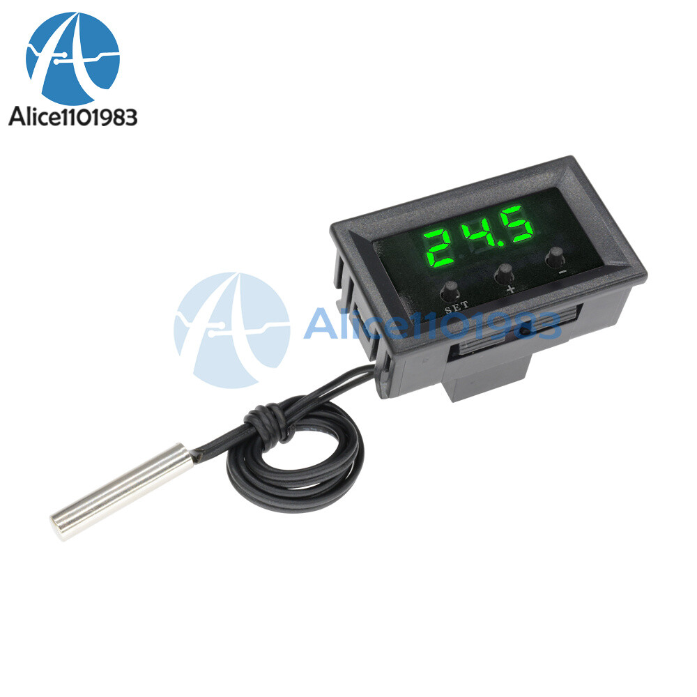 W1209 DC 12V Digital Thermostat Temperature Controller Sensor -50~110°C w/ Case