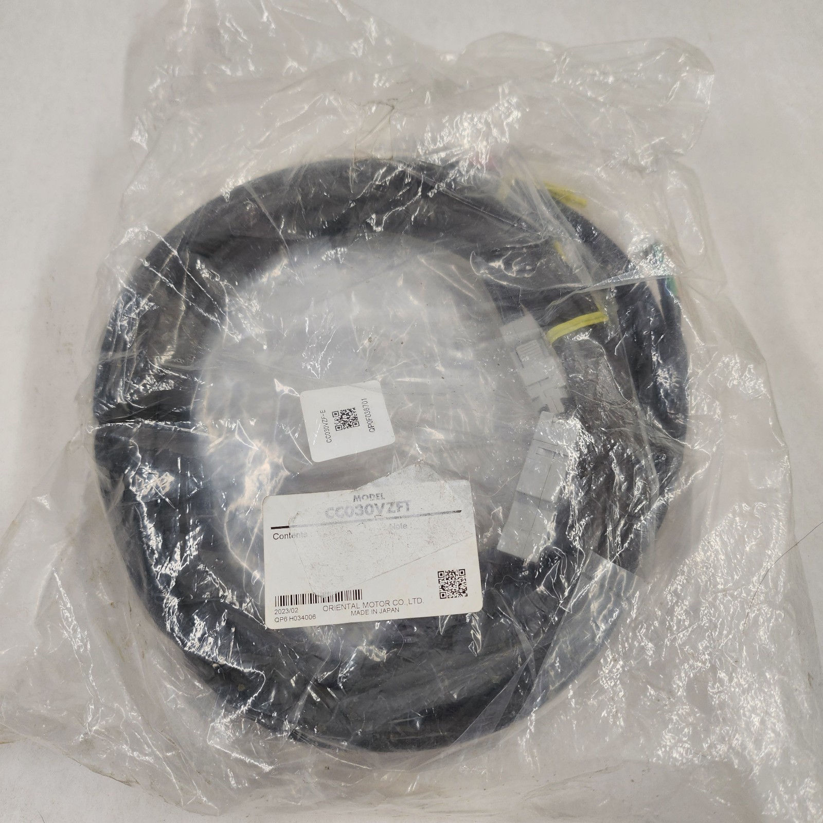 ORIENTAL MOTOR CC030VZFT Motor and Encoder Connection Cable Set