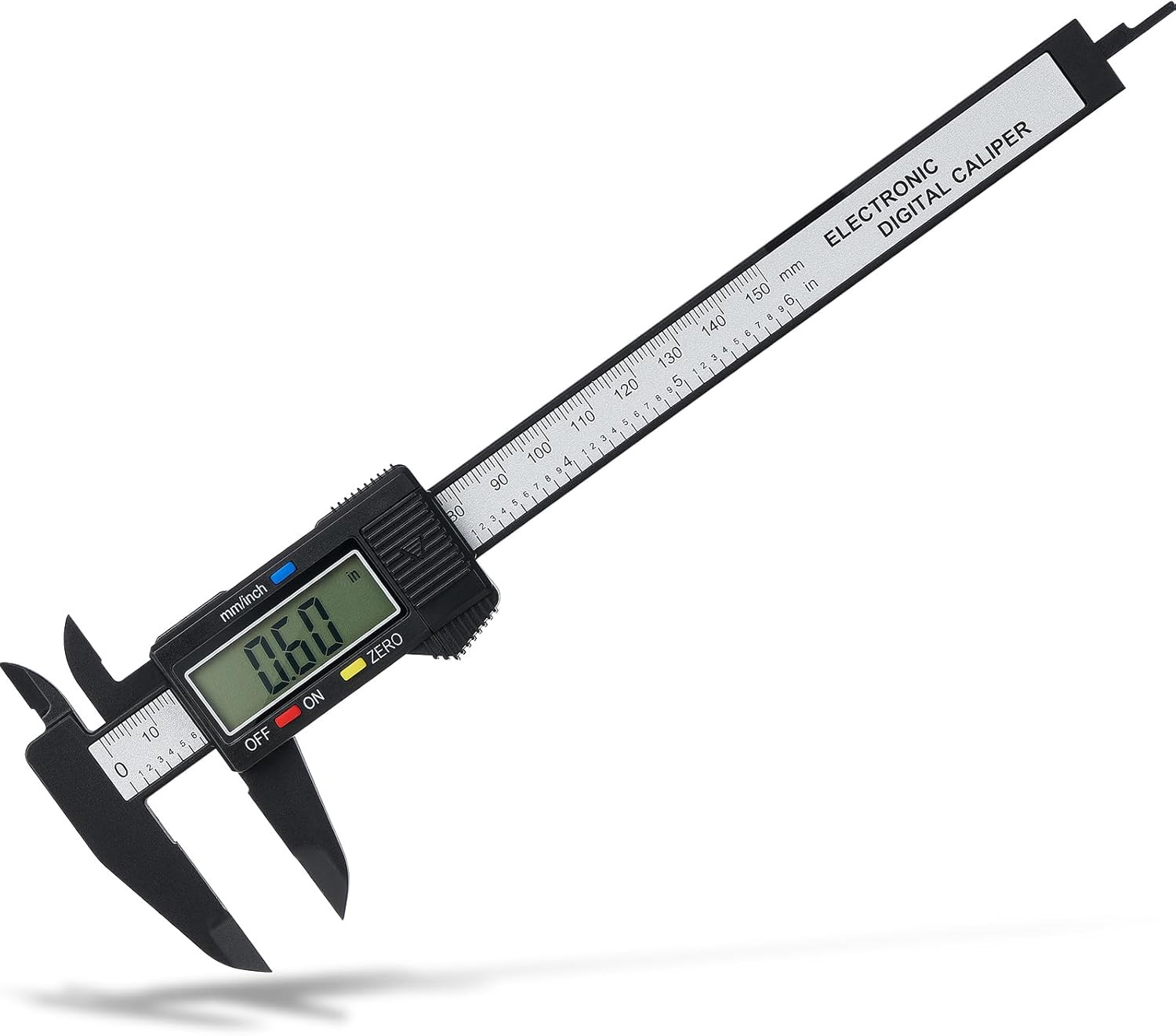 Digital Caliper, 0-6" Calipers Measuring Tool - Electronic Micrometer Caliper w