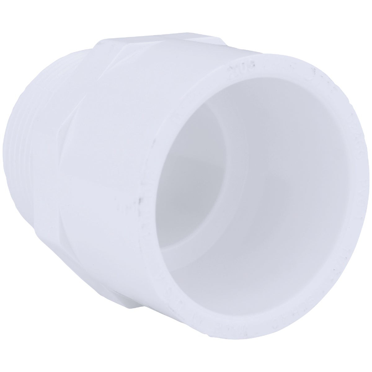 Charlotte Pipe Reducing Schedule 40 6 in. S x 6 in. M.I.P. PVC Adapter Charlotte