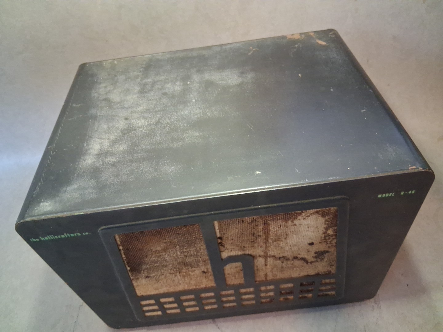 Vintage Hallicrafters Model R-46 Speaker - Untested As Is