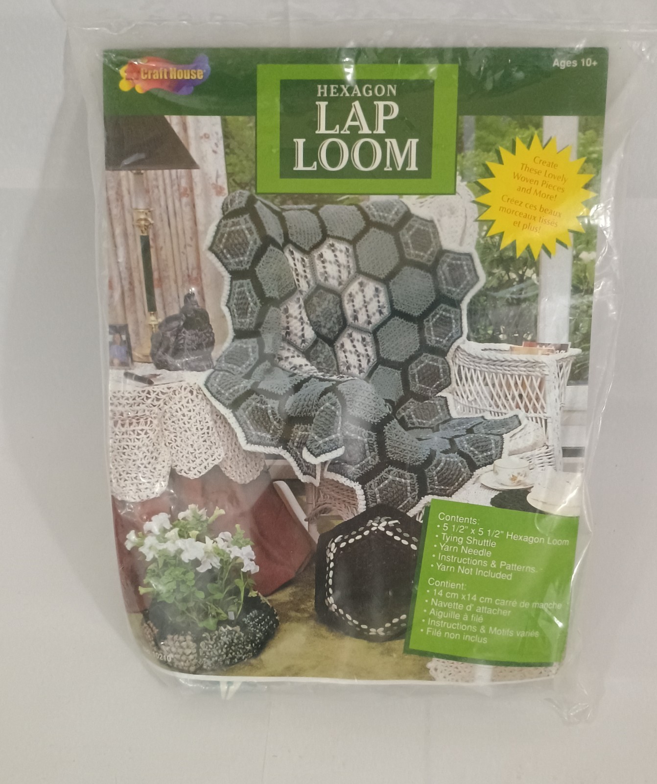 HEXAGON Lap LOOM No. 102310 Craft HOUSE Brand-NEW In Bag NIB Sealed