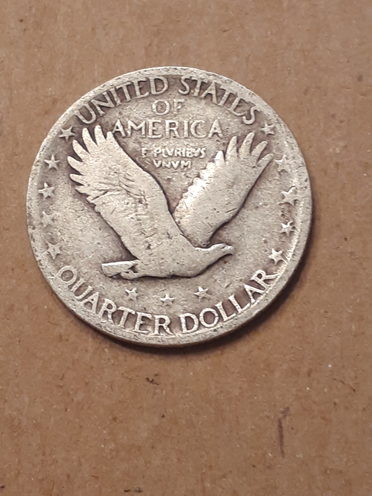 1927 STANDING LIBERTY QUARTER VG