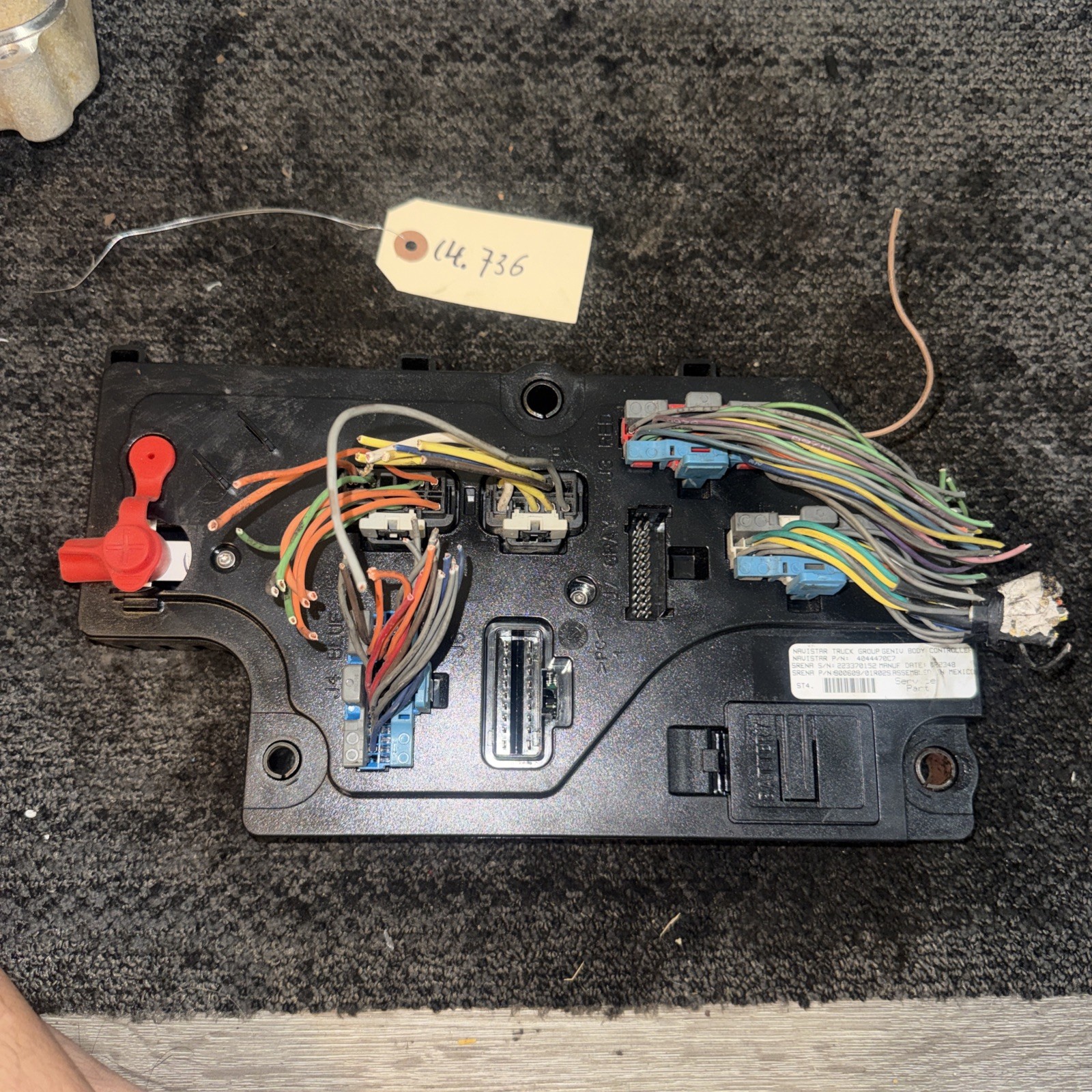 2022 INTERNATIONAL LT ECM BCM BODY CONTROL MODULE 4044470C7