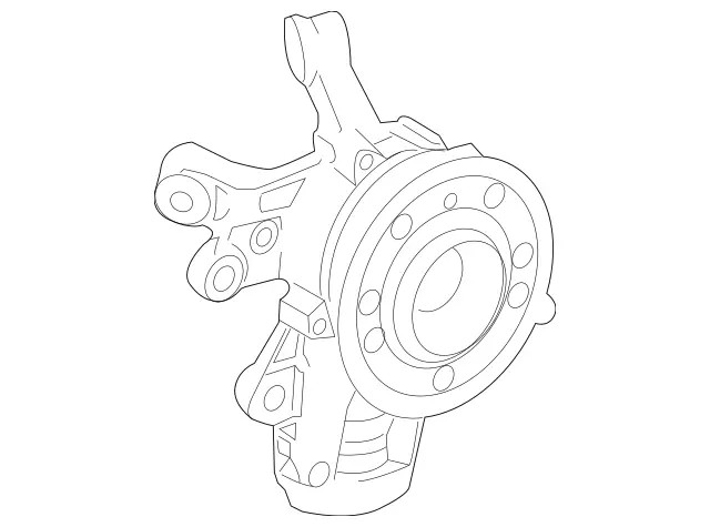 Genuine Mercedes-Benz Wheel Carrier 167-357-22-00