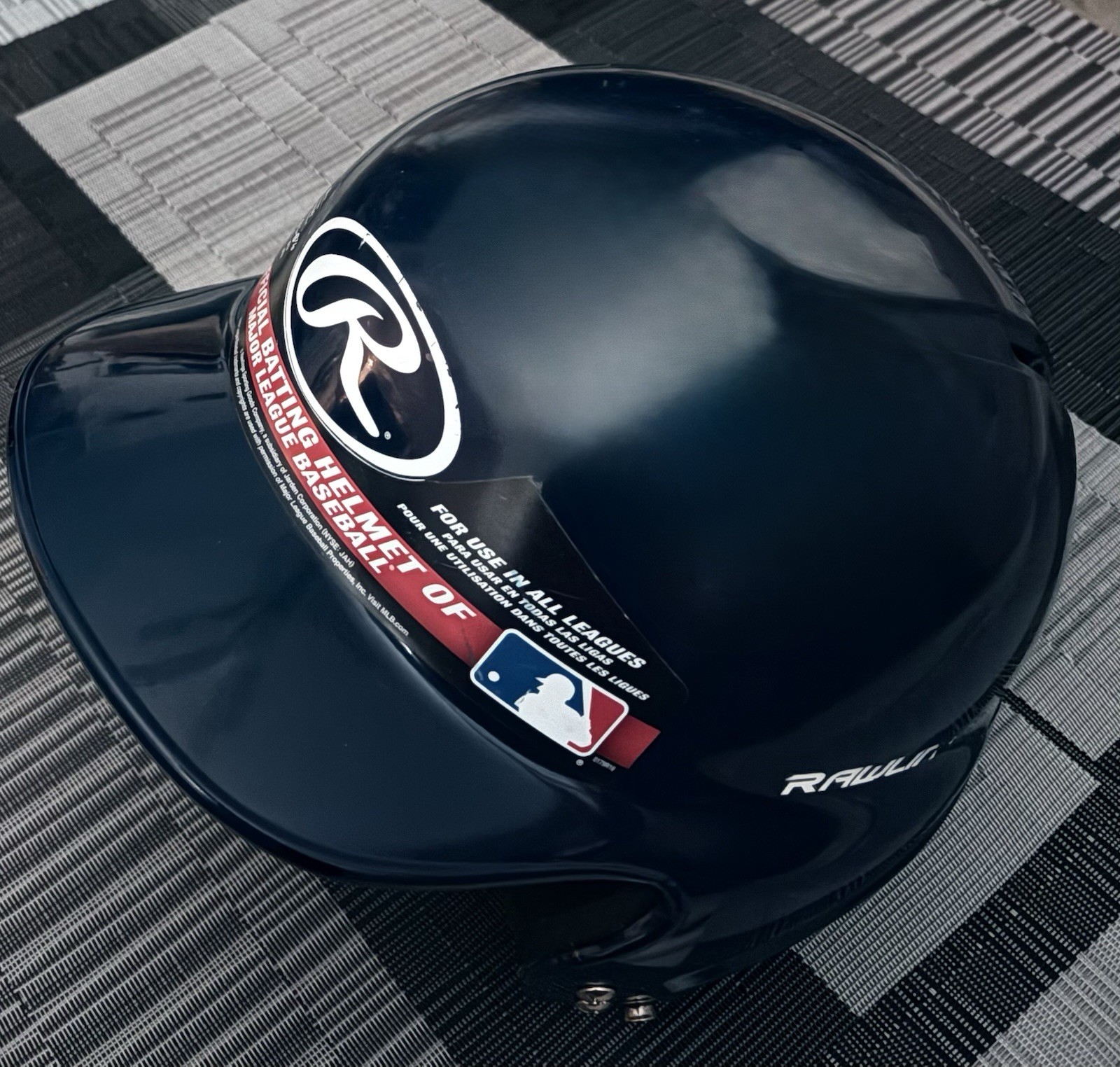 Rawlings Coolflo NOCSAE Molded Batting Helmet, navy blue Size (6 1/2 - 6 7/8”)