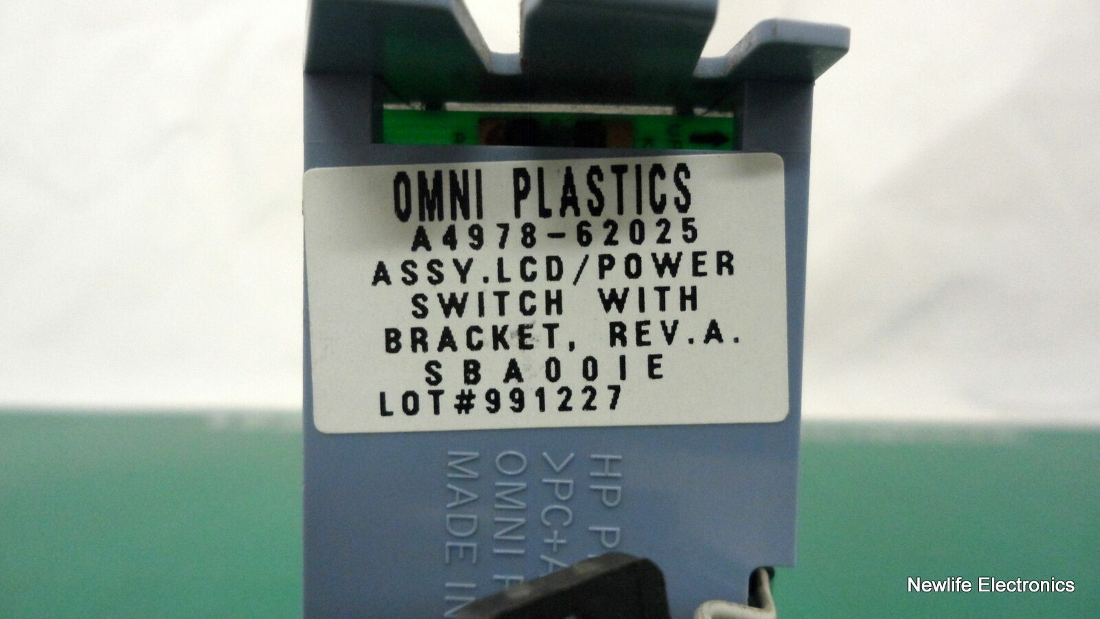 HP A4978-62025 LCD Display with Power Switch w/ Bracket