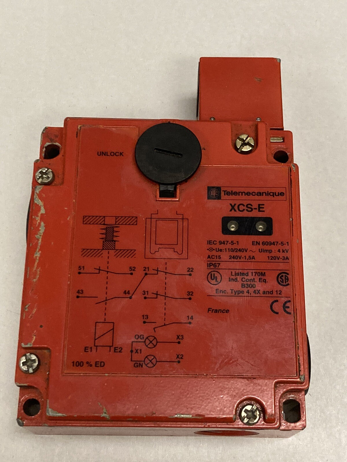 Telemecanique,XCS-E7533,Safety Controller Interlock Switch
