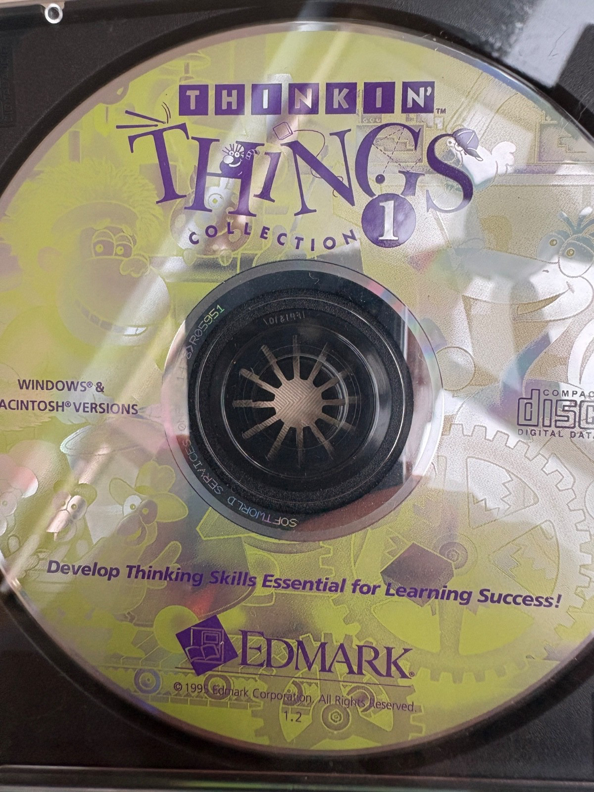 1995 EDMARK THINKIN THINGS COLLECTION WINDOWS & MACINTOSH VERSIONS 1.2 CD
