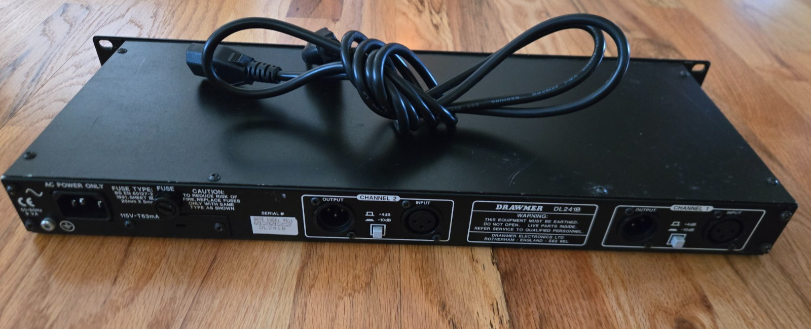 Power Tested DRAWMER DL241B Dual-Channel Auto Compressor!