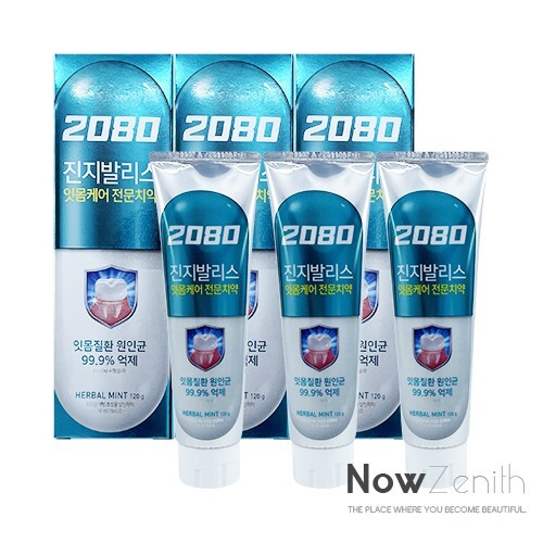 AEKYUNG 2080 Gingivalis Herbal Mint Toothpaste 3ea (120G x 3EA)