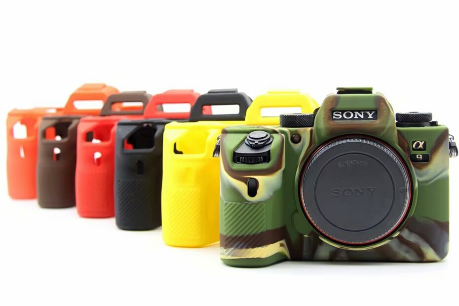 For Sony A7M3/A7R3/A9 Silicone Case Soft Protective Cover Anti-Scratch