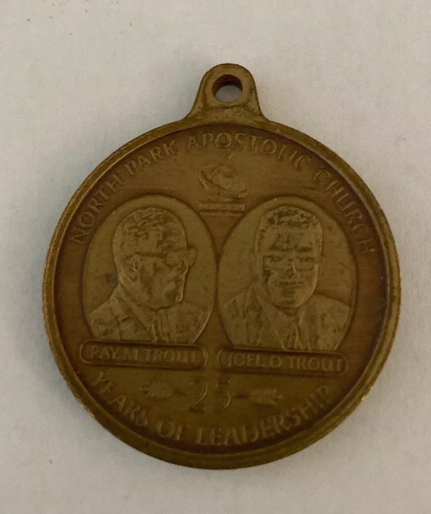 North Park Apostolic Church 25 Year Medallion F25