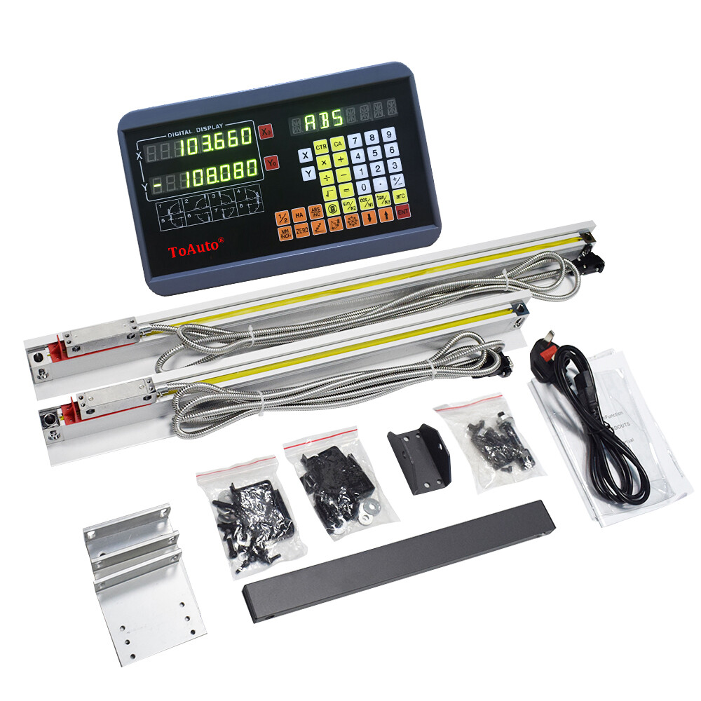 2Axis/3Axis Digital Readout +Linear Scale TTL Sensor Kit for Milling Lathe Grind