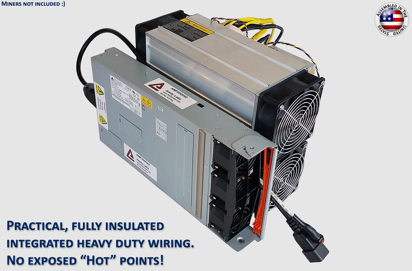 True 3000 Watt Mining Power Supply - For Any Two (2x) Antminers / Avalons