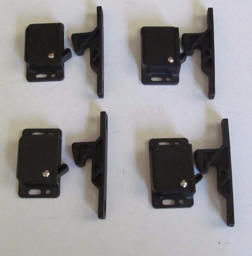 4 Pack 5838 Black Grabber Latch RV Trailer Drawer Cabinet Catch CL-308