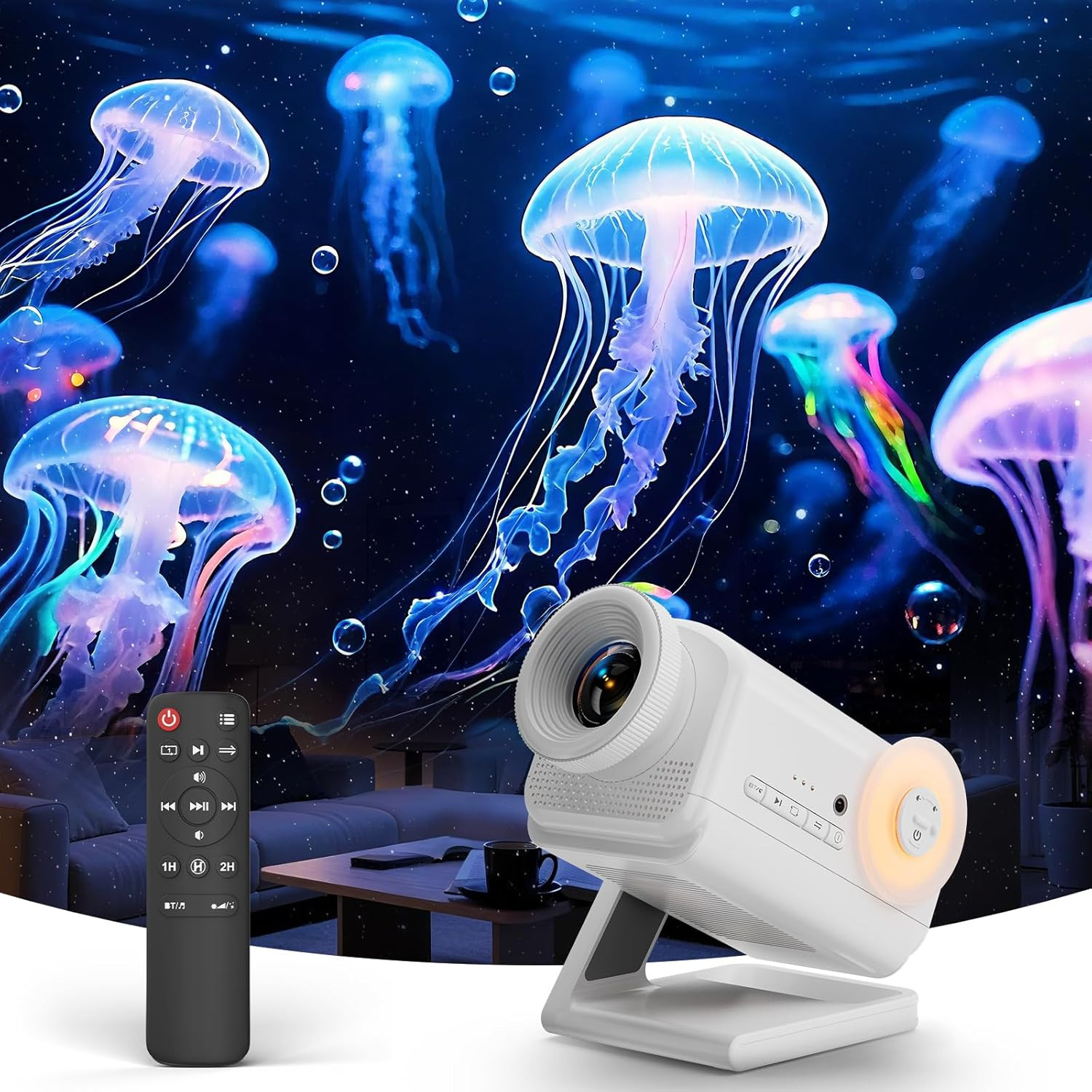 3D Projector with 60 Scenes, Galaxy Star Projector for Room Decor | Bluetooth Sp