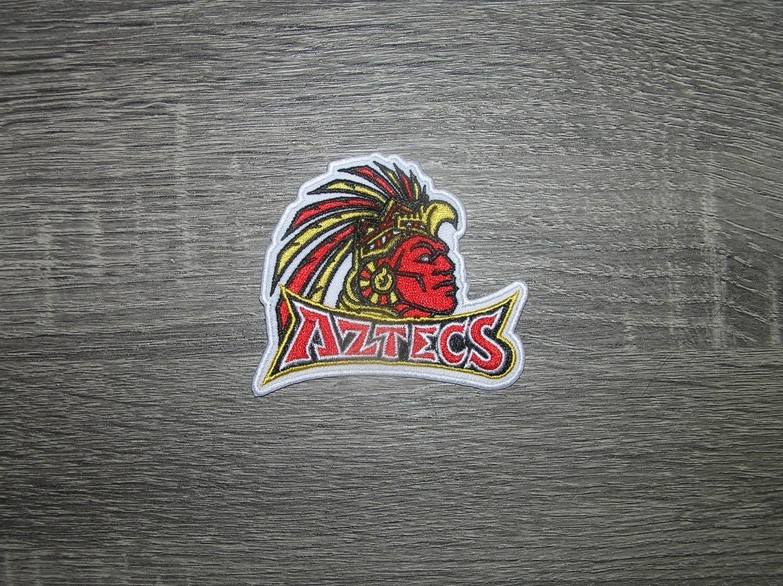 San Diego State Aztecs College Vintage Embroidered Iron On Patch 3" x 2.75"