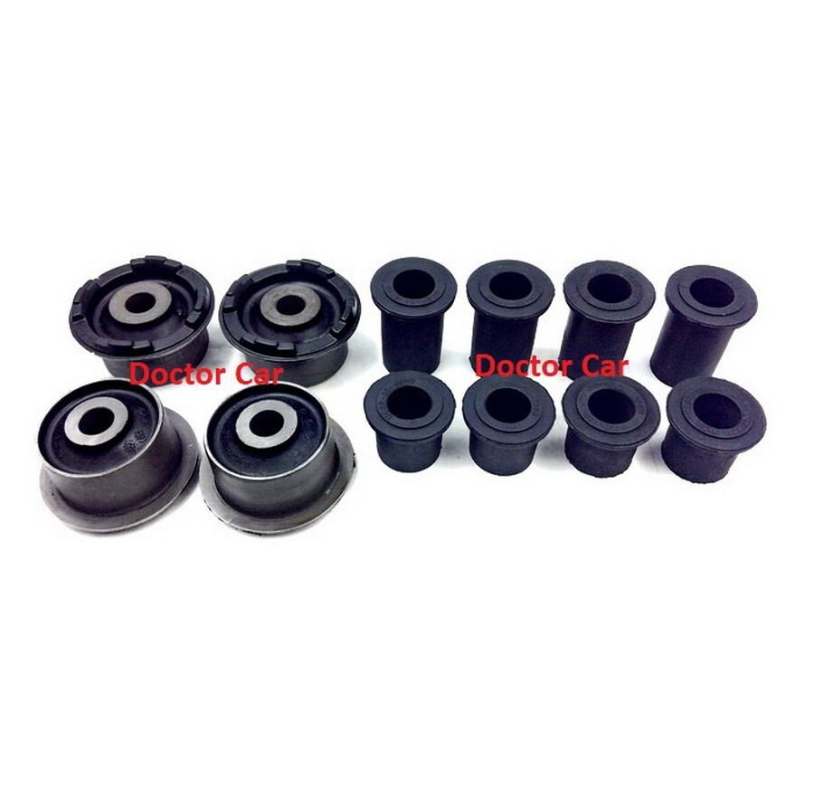 12 Leaf Spring Shackle Bushing Kit For 2012-2018 Ford Ranger T6 2WD 4WD Pickup