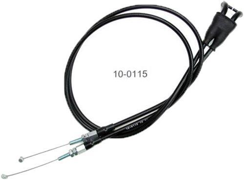 Black Vinyl Throttle Push Pull Cable Set
