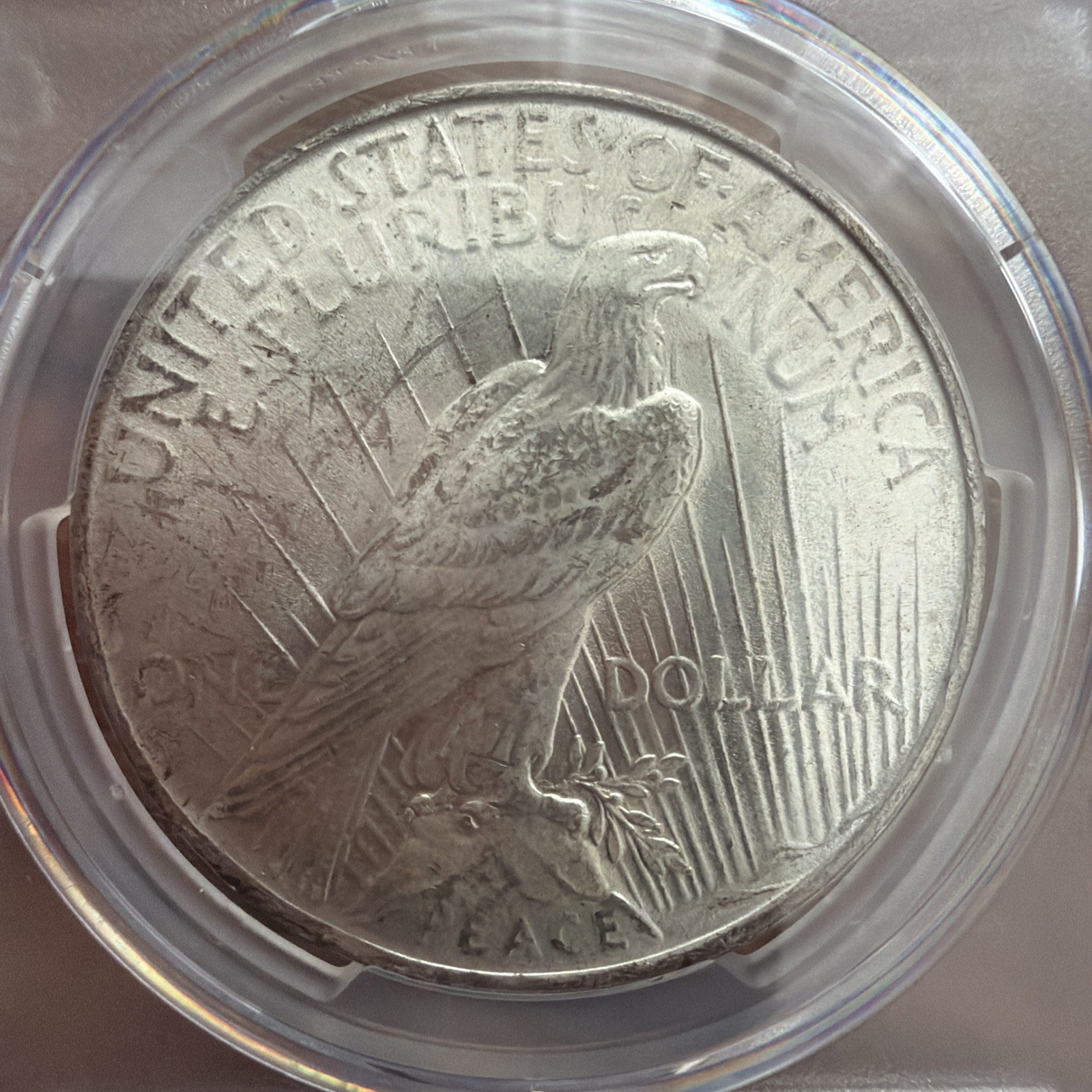 1922 Peace Dollar PCGS MS63 Silver