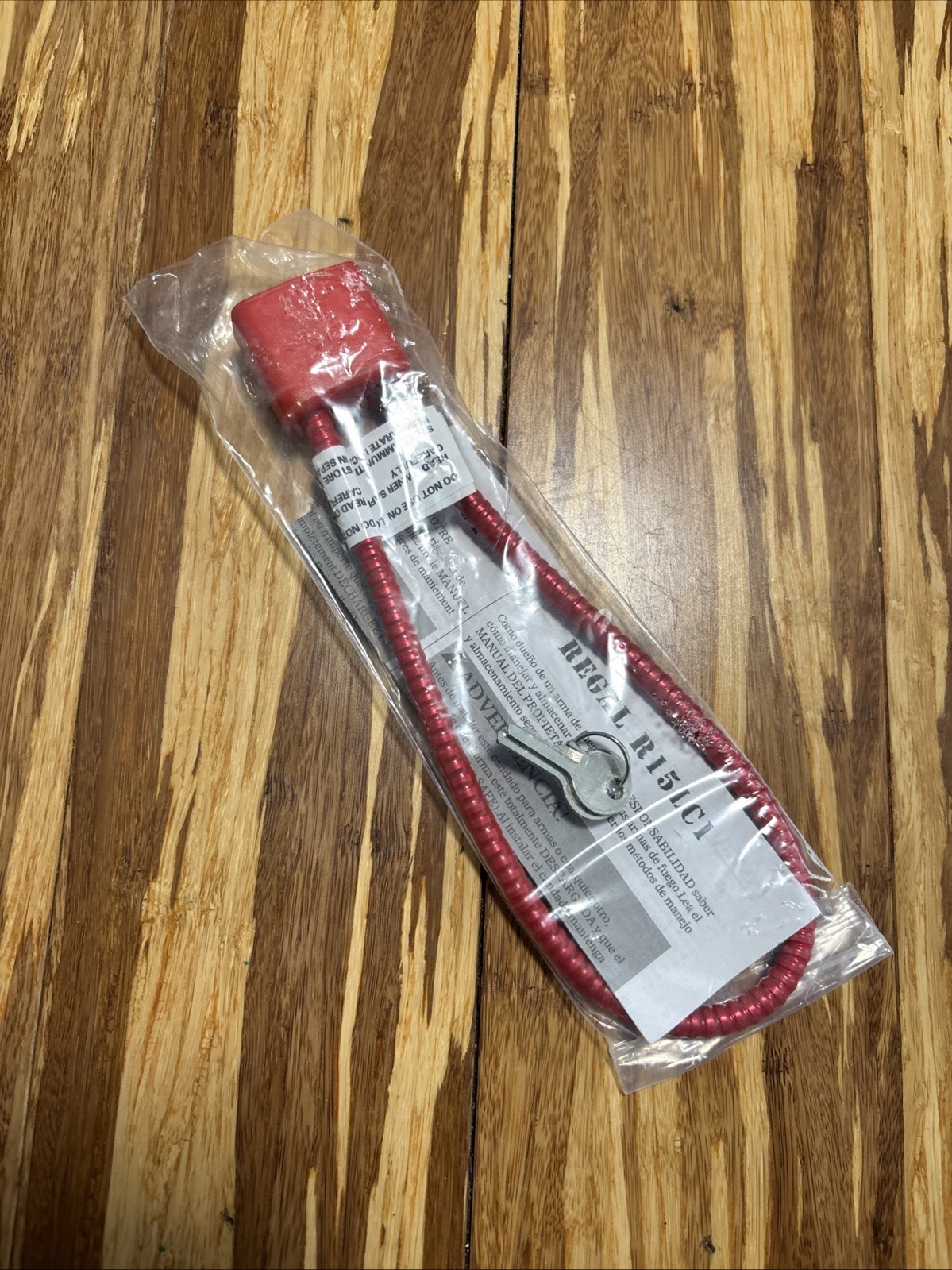 NEW Regal R15LC1 Gun Safety Cable Lock With Keys