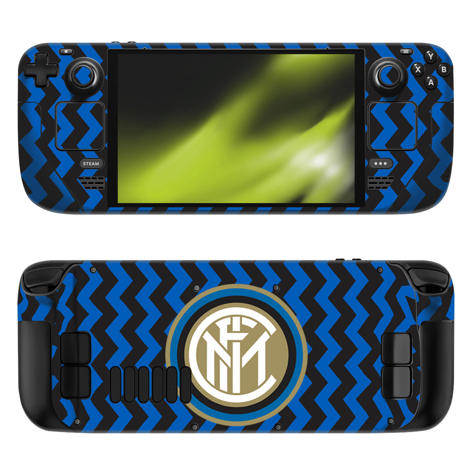 OFFICIAL INTER MILAN 2020/21 CREST KIT VINYL SKIN DECAL FOR STEAM DECK OLED