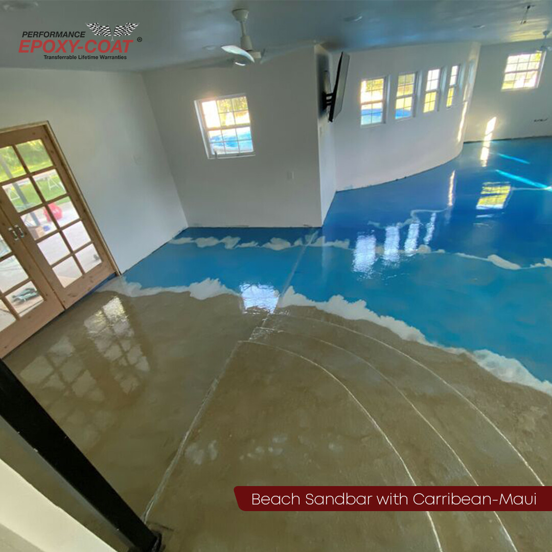 Metallic Half Epoxy Floor Coating Kit 150 sq. ft. BROWN Base Coat