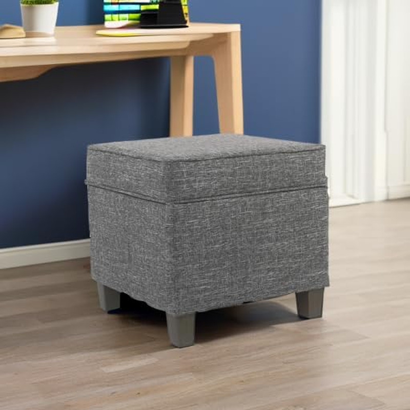 Home Decor | K7342-F2182 | Classic Square Storage Ottoman with Lift off Lid | Ot