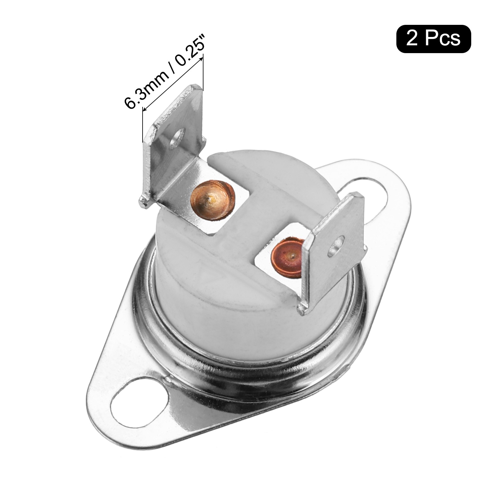Temperature Control Switch , Thermostat , 140°C , 10A , N.C 2pcs