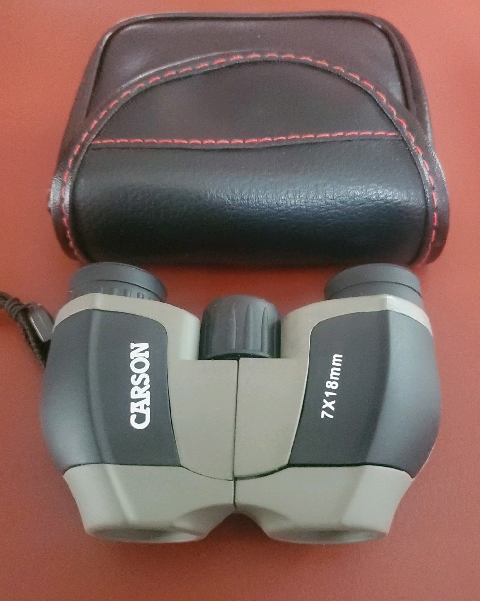 Carson 7x18mm Binoculars W/Case EUC