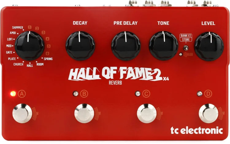 TC Electronic Hall Of Fame 2 x4 Reverb Pedal