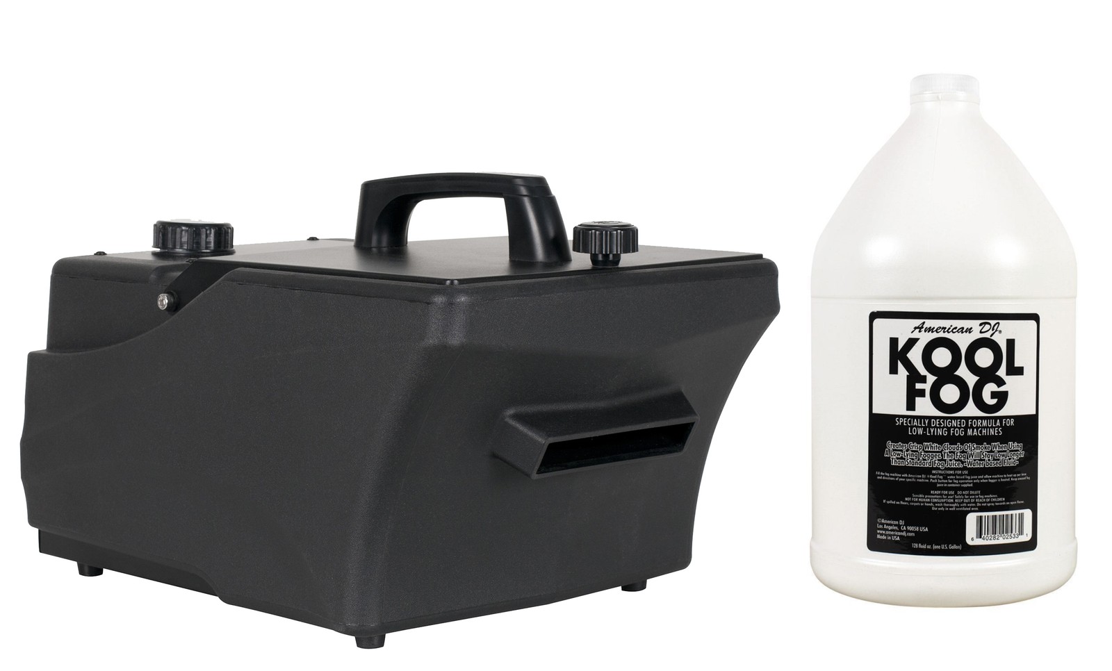 American DJ ENTOUR CHILL DMX Low Lying Fog Machine Water Based Fogger+Gal. Fluid