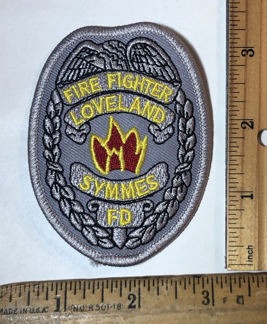 Loveland Symmes Ohio Firefighter Patch Fire Department Rescue