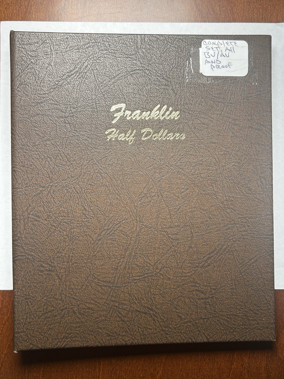 Complete 35 Pc Set FRANKLIN Half Dollar 90% SILVER 1948/1963 DANSCO BU/AU Grades
