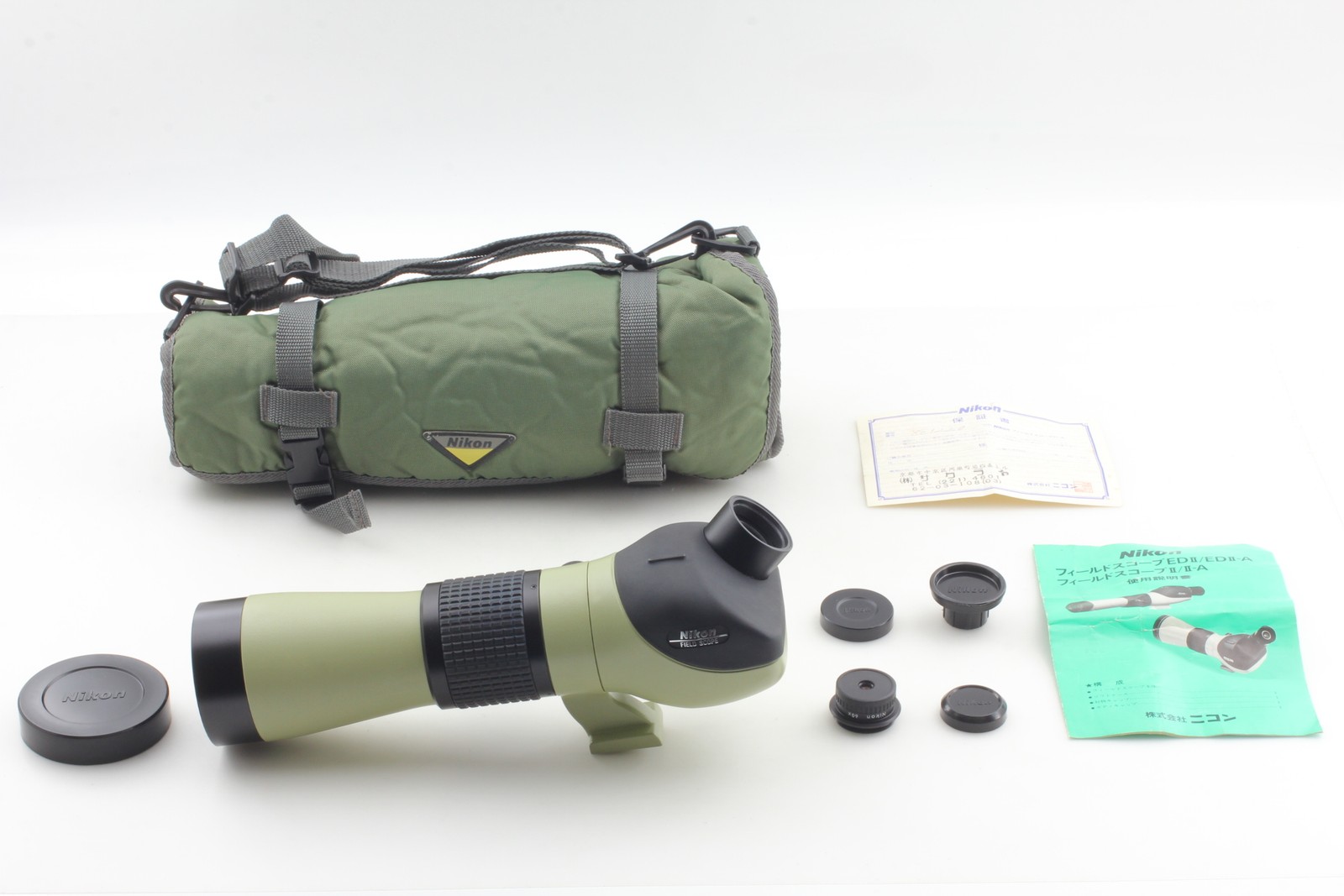[MINT] Nikon Field Scope II-A D=60 P Angle w/ 60x Eye Piece From JAPAN